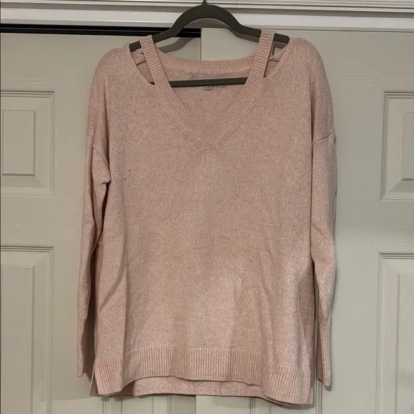 LOFT Light Pink Sweater - Picture 1 of 5